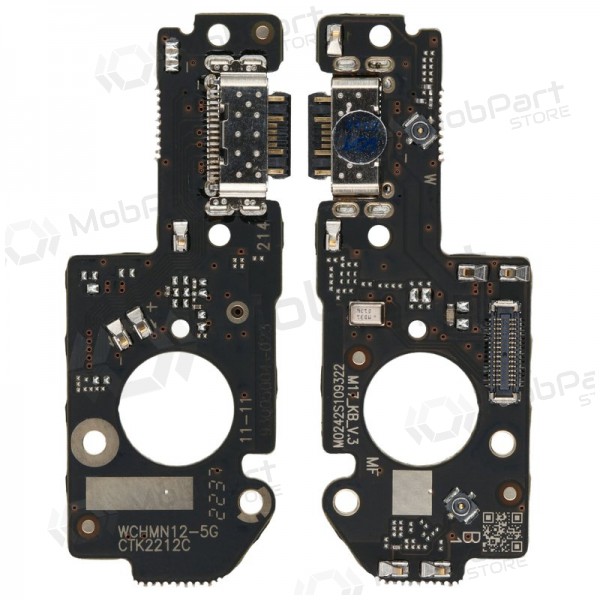 Xiaomi Redmi Note 12 5G / Poco X5 5G charging dock port and microphone flex (service pack) (original) Xiaomi Redmi Note 12 5G / Poco X5 5G charging dock port and microphone flex (service pack) (original)