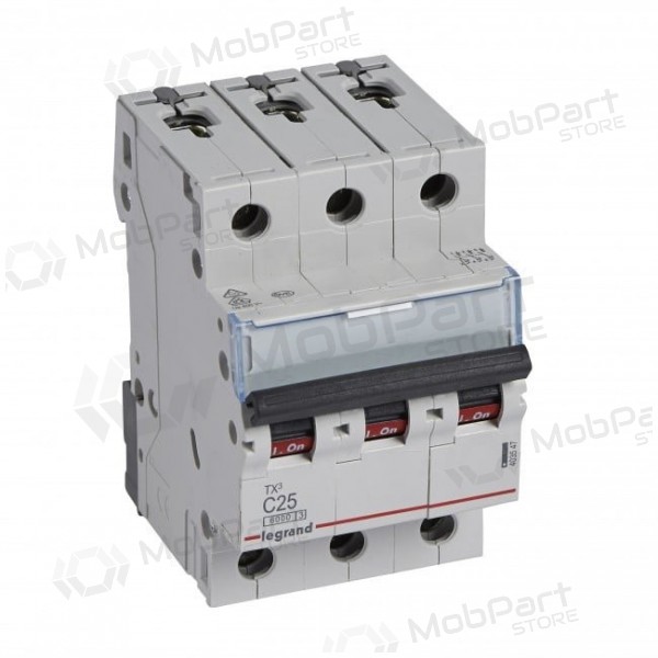 MCB RX3 Legrand 403547 (25A, 3P, 400V, 6kA)