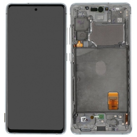 SamsungGalaxy S20 FE screen (white) (with frame) (original)