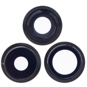 Apple iPhone 13 Pro camera glass / lens (3pcs) (grafitas) (with frame)