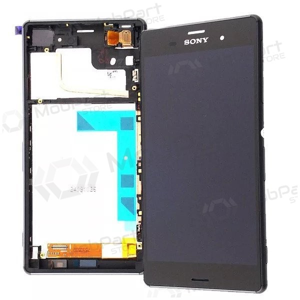 Sony D6603 Xperia Z3 screen (black) (with frame) (used grade C, original)