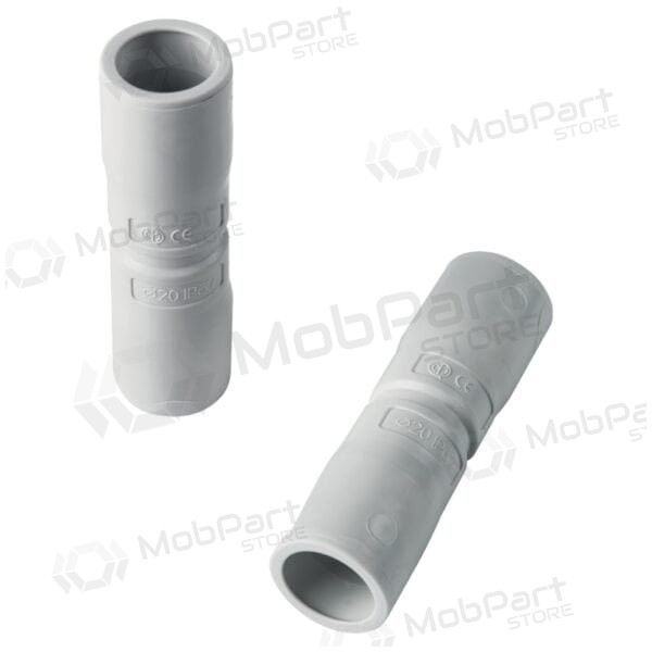 Tiesuswithjungimas Elettrocanali EC74020 (D20, grey (RAL7035),with išplatintu galu, behalogenis)