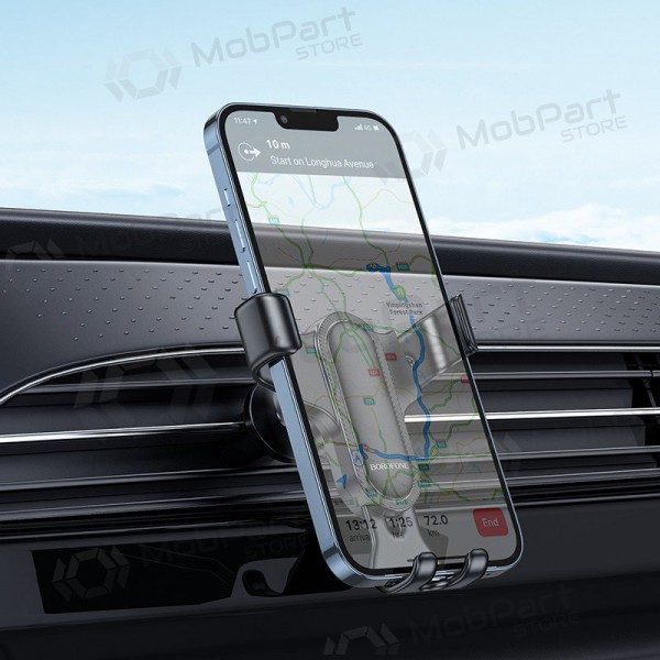 Automobilinis Universal telefono laikiklis Borofone BH74 tvirtinamas ant ventiliacijos grotelių, black