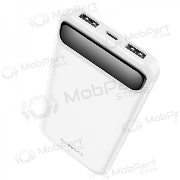 Portable charger / power bank Power Bank Borofone BJ14 Type-C microUSB 2*USB (2A) 10000mAh white Portable charger / power bank Power Bank Borofone BJ14 Type-C microUSB 2*USB (2A) 10000mAh white