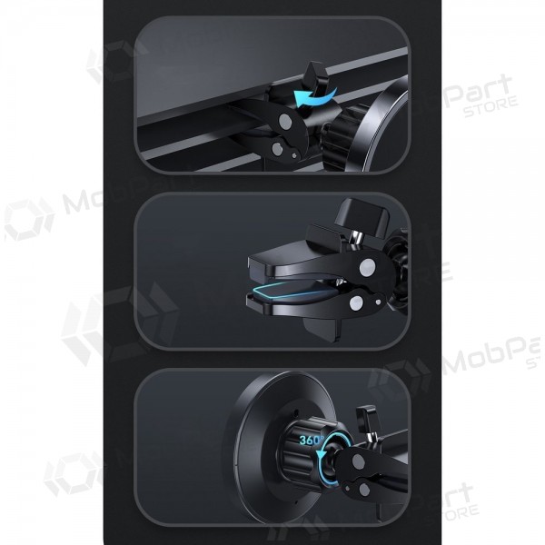 Charger-laikiklis magnetinis automobilinis Joyroom JR-ZS240 MagSafe 15W black