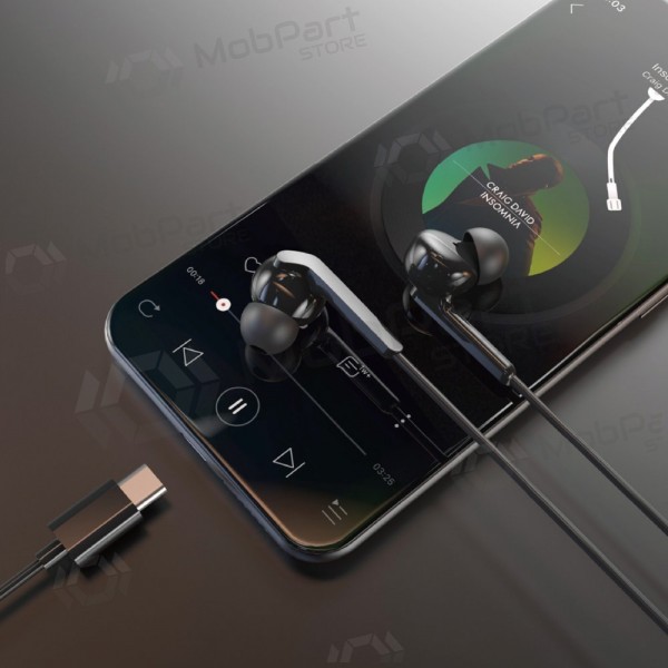 USB-C headphones Dudao X3C+ black