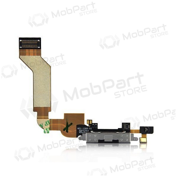 Apple iPhone 4S charging dock port flex (black)