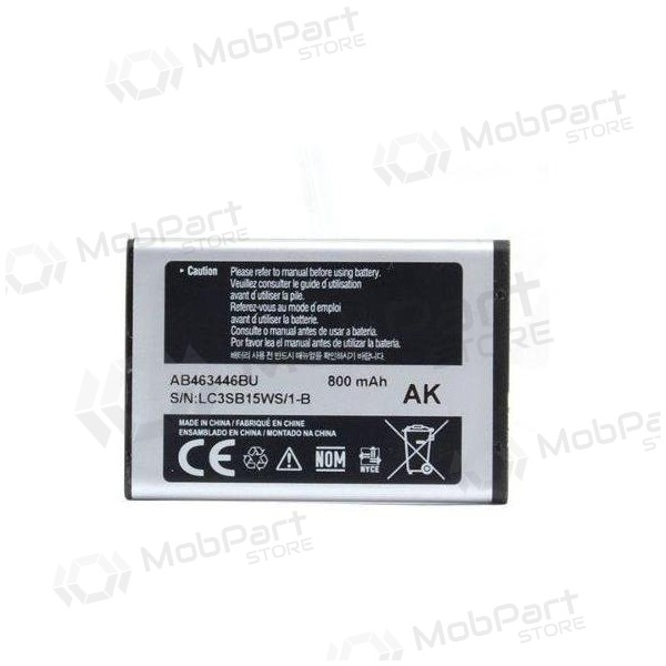 Samsung AB463446BU battery / accumulator (800mAh) Samsung AB463446BU battery / accumulator (800mAh)