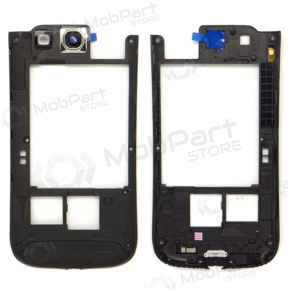 Samsung i9300 Galaxy S3 middle cover (black) (original)