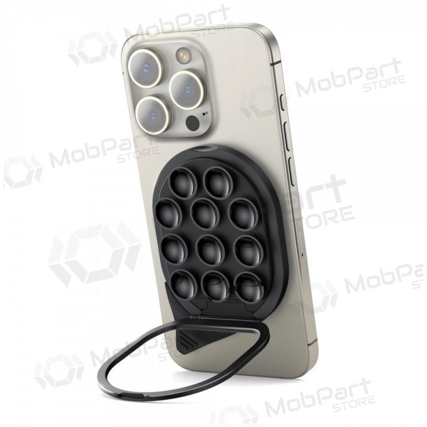 Magnetinis telefono laikiklis su siurbtukais Joyroom JR-ZS418 black