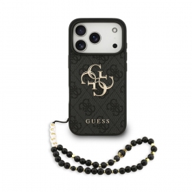 Apple iPhone 17 Pro case - Guess PU 4G Metal Logo Strap