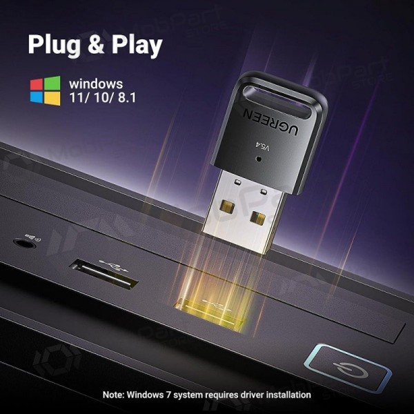 Bluetooth adapter Ugreen CM748 Bluetooth 5.4 (35058) black