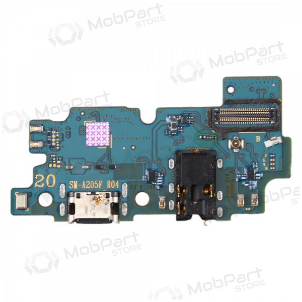 Samsung A205 Galaxy A20 2019 charging dock port and microphone flex (service pack) (original)