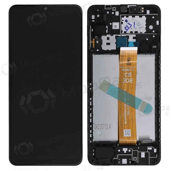 Samsung Galaxy A12s screen (black) (with frame) (Premium)