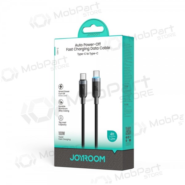 USB-C cable Joyroom S-A63 USB-C to USB-C 1.2 m 100 W black