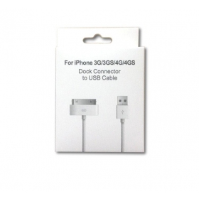 USB cable iPhone 4 30-Pin 1.0m HQ