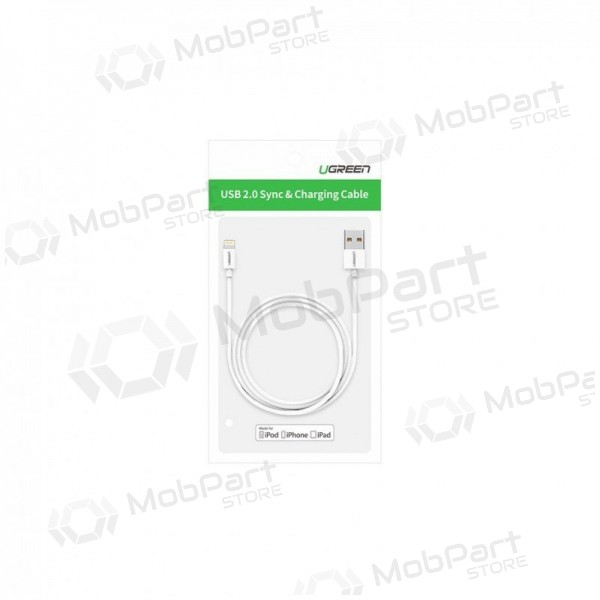 USB cable Ugreen US155 MFi USB to Lightning 2.4A 2.0m white
