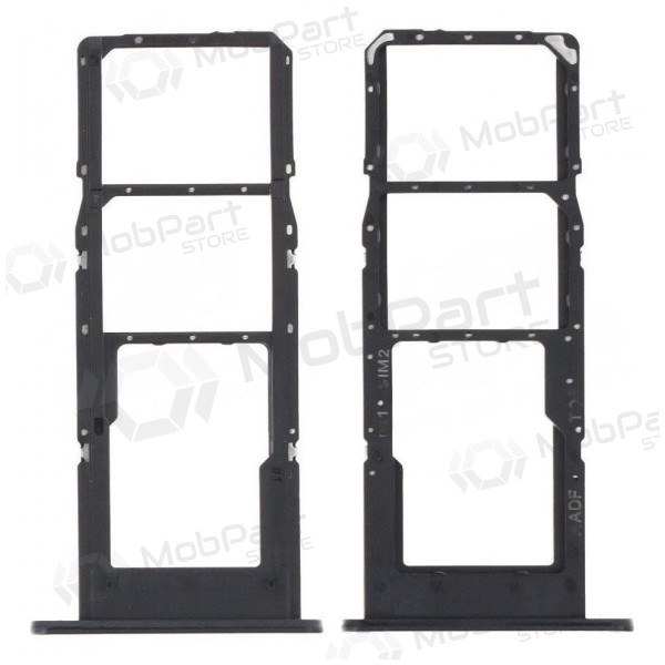 Samsung A146 Galaxy A14 5G SIM card holder (black) (service pack) (original)