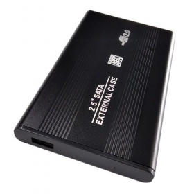 2.5" HDD case USB2.0, 6.5 cm