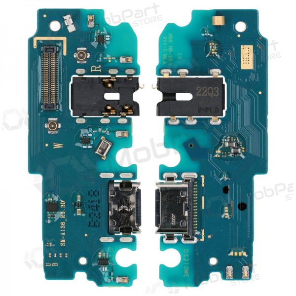 Samsung A136 Galaxy A13 5G charging dock port and microphone flex (service pack) (original)