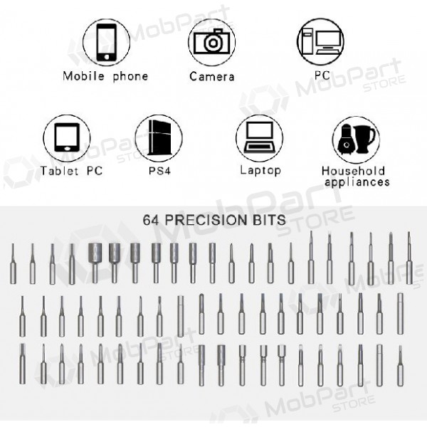 Screwdriver (73 antgaliai) Jakemy JM-8172