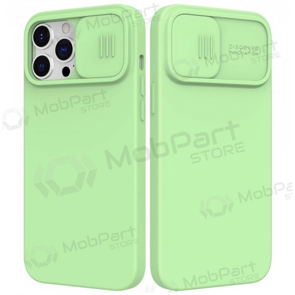 Apple iPhone 15 case „Nillkin Silicone“ (light green)
