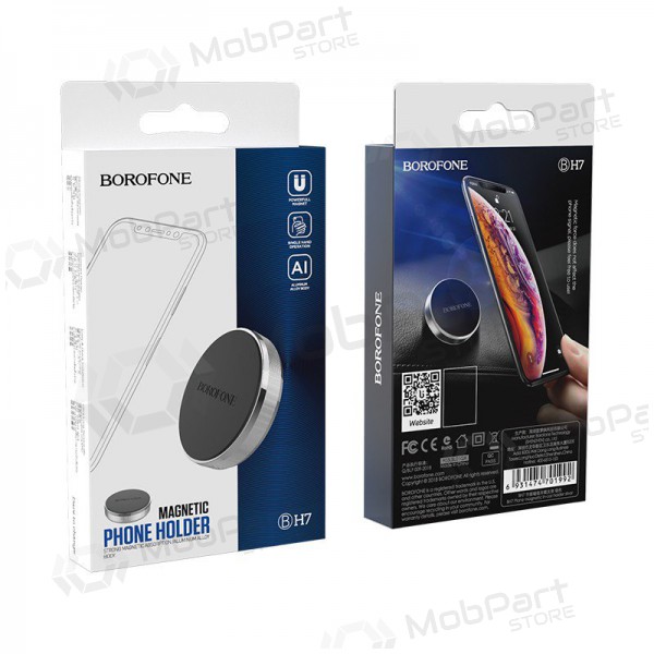 Automobilinis Universal telefono laikiklis Borofone BH7 Plane, tvirtinamas ant prietaisų skydelio, magnetinis