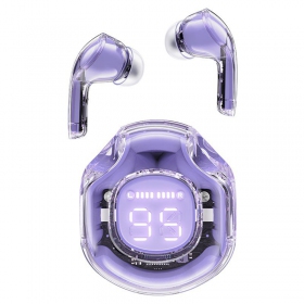 Wirelesss ausinės Acefast T8 TWS violetinės (alfalfa purple)