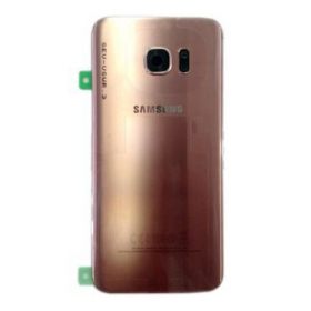 Samsung G935F Galaxy S7 Edge back / rear cover pink (rose pink) (used grade C, original)