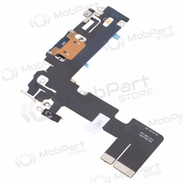 Apple iPhone 13 charging port and microphone connector (black)