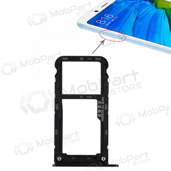 Xiaomi Redmi Note 5 SIM card holder (black)
