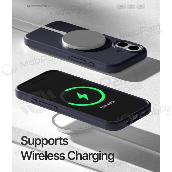 Case Mercury Pure Magsafe Silicon Case Apple iPhone 17 dark blue