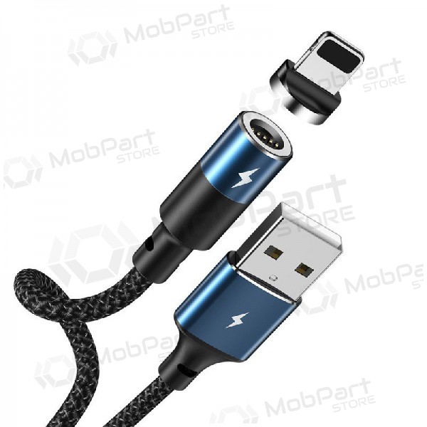 USB cable REMAX Magnetic lightning 1.2m (3A) (black)