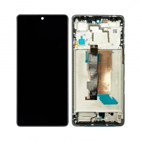 Ekranas Xiaomi Poco F5 5G su lietimui jautriu stikliuku and rėmeliu Blue OLED