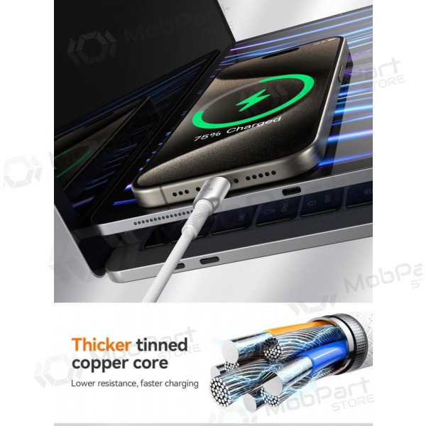 USB cable Joyroom S-A51 USB-C to Lightning 30W 1.2m grey