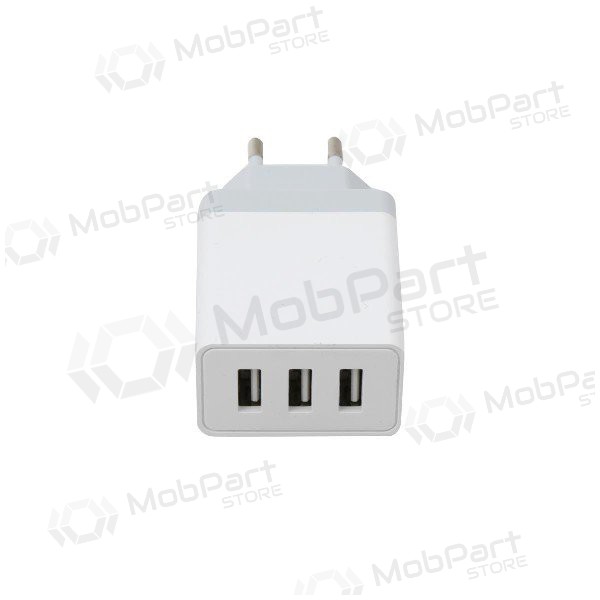 Charger Platinet QuickCharge 3xUSB (15W 3A) (white)