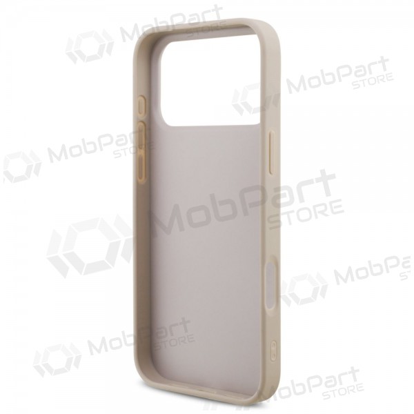 Apple iPhone 17 Pro Max case - Guess PU 4G Metal Logo (pink)