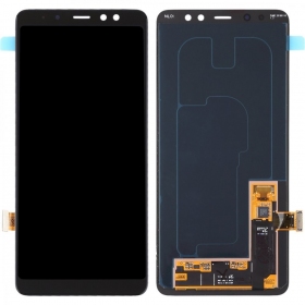 Samsung A530 Galaxy A8 (2018) screen (black) (service pack) (original)