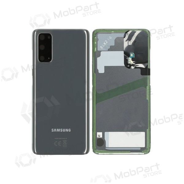 Samsung G981F / G980 Galaxy S20 back / rear cover grey (Cosmic Grey) (used grade B, original) Samsung G981F / G980 Galaxy S20 back / rear cover grey (Cosmic Grey) (used grade B, original)