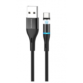 USB cable Borofone BU16 Skill Magnetic Type-C 1.0m (black)