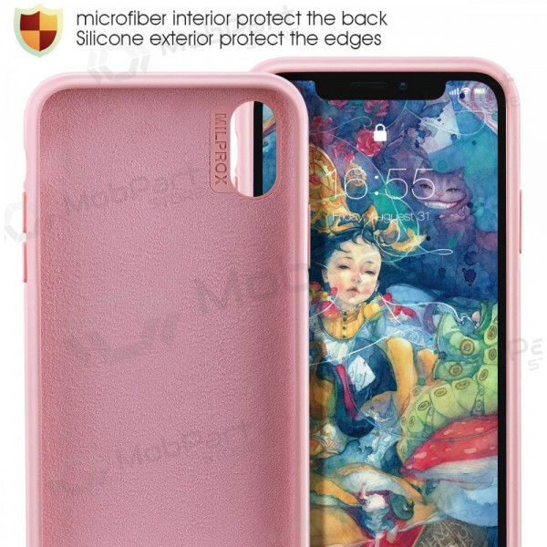 Apple iPhone 13 mini case - Liquid Silicone - 1.5mm (pink)