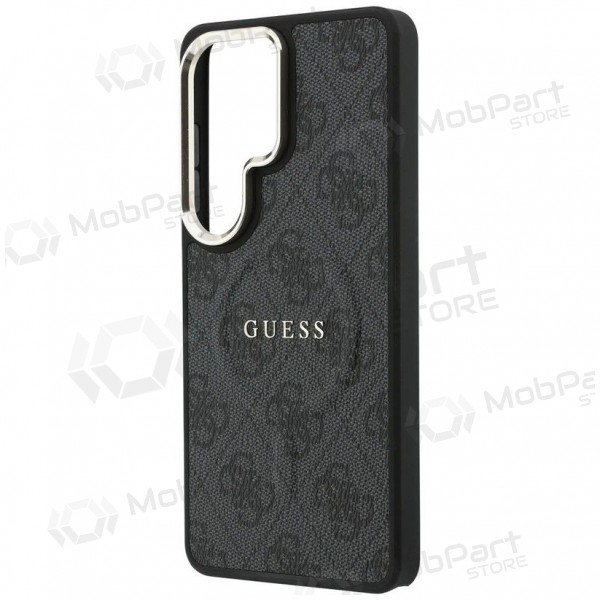 Samsung Galaxy S26 Ultra case - Guess PU Leather 4G Gold Frame Magnetic (black)