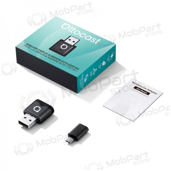 Wireless CarPlay / Android Auto adapter Ottocast Mini Aura CA530-T black