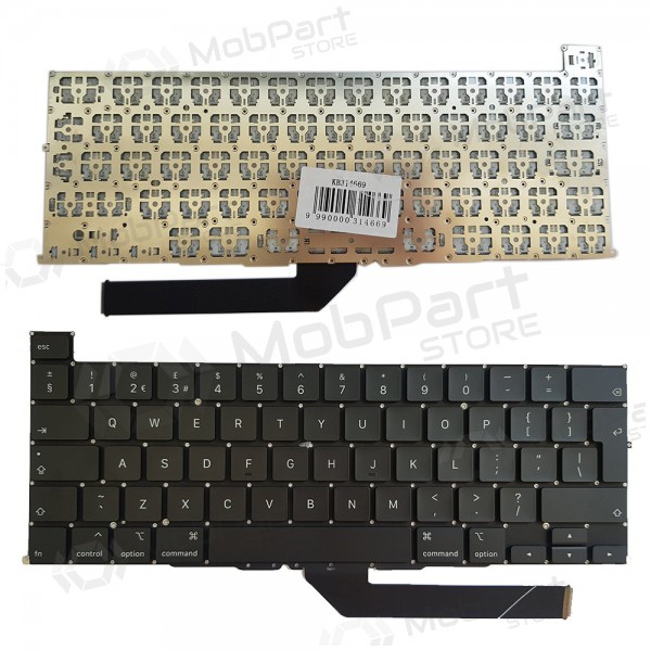 Apple A2141, UK keyboard