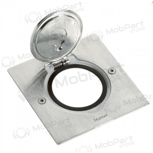 Floor box finish 2 mod. Legrand 089700 (stainless steel)