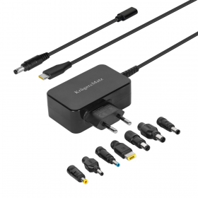 Universal laptop charger Kruger&Matz 45W black
