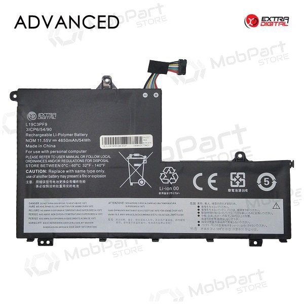 LENOVO L19C3PF9, 4650mAh laptop battery, Advanced LENOVO L19C3PF9, 4650mAh laptop battery, Advanced