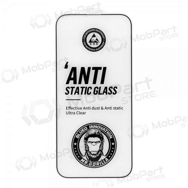 LCD apsauginis stikliukas 5D Mr. Monkey Glass (Strong HD) Apple iPhone 12/12 Pro black
