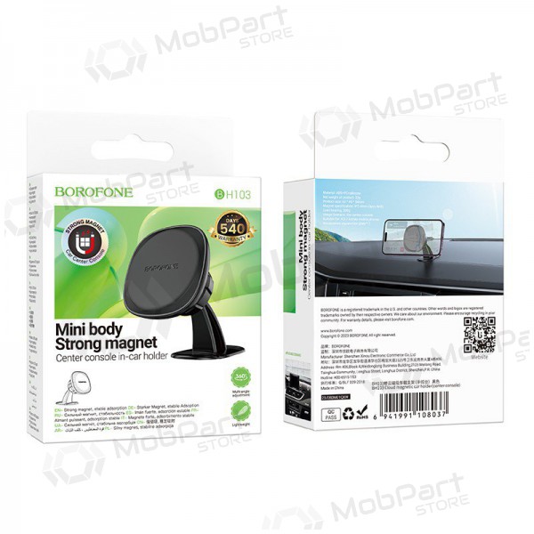 Car phone holder Borofone BH103 (dashboard) black