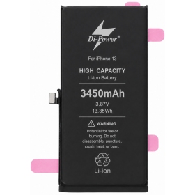 Akumuliatorius "Di-Power" (increased capacity) for iPhone 13 3450mAh